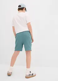 Short ample à taille élastiquée en gaze de coton légère, bonprix