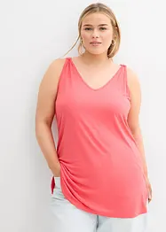 Long débardeur en viscose et lin, bonprix