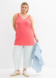 Long débardeur en viscose et lin, bonprix