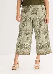 Pantalon en jersey à imprimé paisley, bonprix