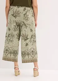 Pantalon en jersey à imprimé paisley, bonprix