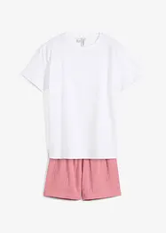 Pyjashort (ens. 2 pces) en gaze de coton, bonprix