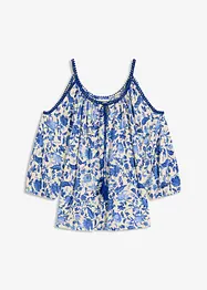 Haut en viscose avec bordure en dentelle, bonprix