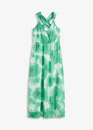 Robe longue en crêpe à bretelles ornées d’un anneau, bonprix