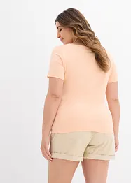 Lot de 2 T-shirts en viscose douce, bonprix