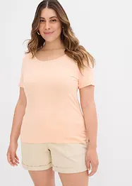 Lot de 2 T-shirts en viscose douce, bonprix