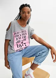 T-shirt avec découpes, bonprix