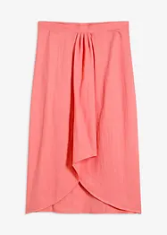 Jupe midi en crêpe léger, bonprix