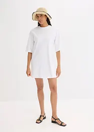 Robe T-shirt en coton épais, bonprix