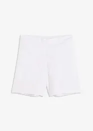 Short en lin mélangé, taille élastiquée, bonprix