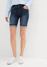 Bermuda en jean, taille mi-haute, bonprix