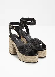 Sandales à talons et plateformes, bonprix