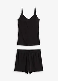 Pyjashort 100% coton côtelé, bonprix