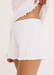 Pyjashort en jersey pointelle, bonprix