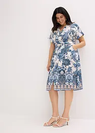Robe avec ceinture à nouer, bonprix