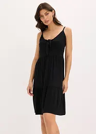 Robe à bretelles et détail noué, bonprix