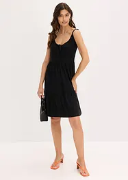 Robe à bretelles et détail noué, bonprix