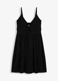Robe à bretelles et détail noué, bonprix