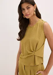Blouse sans manches nouée sur le côté, bonprix