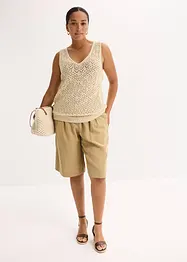 Top en maille ajourée, bonprix