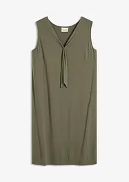 Robe en jersey à col lavallière, bonprix