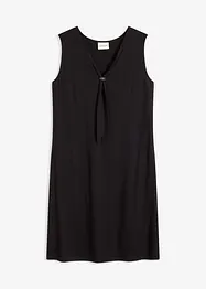 Robe en jersey à col lavallière, bonprix