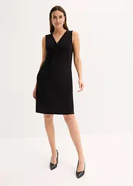 Robe en jersey à col lavallière, bonprix