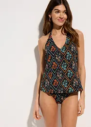 Tankini (ens. 2 pces) à col V, bonprix
