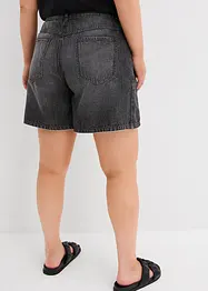 Short en jean taille mi-haute, peu extensible, bonprix