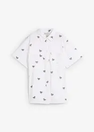 Blouse manches courtes en gaze de coton, bonprix