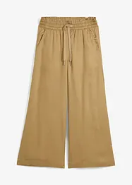 Pantalon 7/8 en Lyocell à taille élastiquée, bonprix