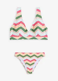 Bikini (ens. 2 pces) avec brassière à col V, bonprix