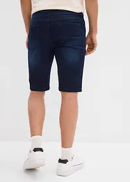 Lot de 2 bermudas en molleton jean, Regular, bonprix
