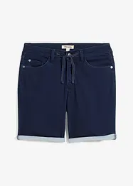 Bermuda en molleton effet jean, Regular, bonprix