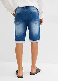 Bermuda en molleton effet jean, loose, bonprix