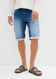 Bermuda en molleton effet jean, loose, bonprix