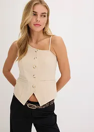 Gilet sans manches boutonné, bonprix