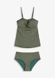 Tankini (ens. 2 pces) à fil brillant, bonprix