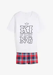 Pyjashort 100% coton à manches courtes, bonprix