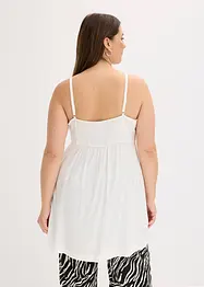 Longue blouse sans manches en viscose, bonprix