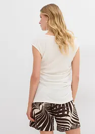 T-shirt en crêpe texturé, bonprix