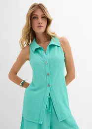 Top en crêpe texturé, bonprix