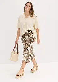 Jupe en jersey viscose extensible, bonprix
