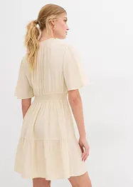 Robe courte et fluide en viscose mélangée, bonprix