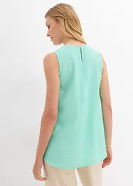 Top fluide sans manches en viscose mélangée, bonprix