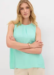 Top fluide sans manches en viscose mélangée, bonprix