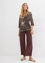 Blouse kimono aspect lin, bonprix
