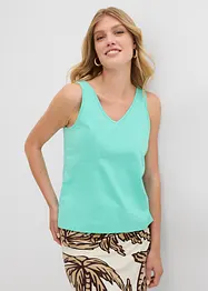 Lot de 2 débardeurs 100% coton, bonprix