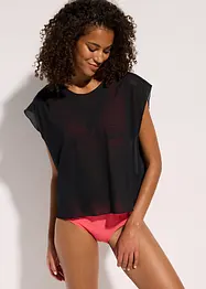 T-shirt de plage transparent avec capuche, bonprix