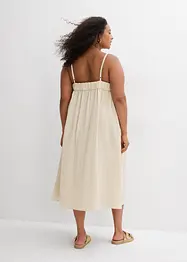 Robe à fines bretelles en viscose mélangée, bonprix